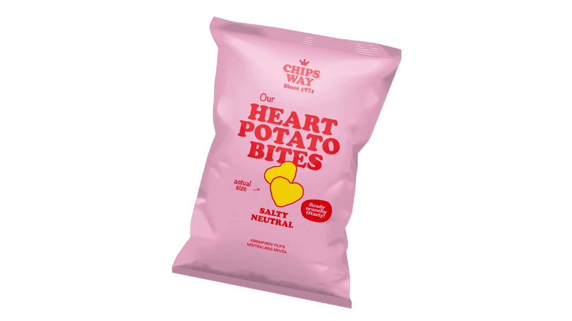 Potato heart bites