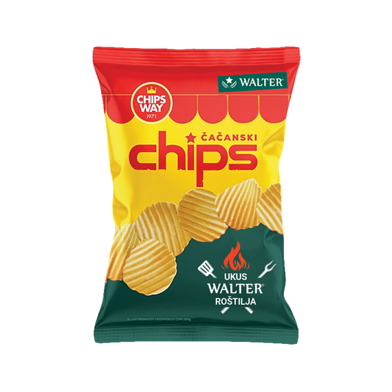 Chips ukus Walter roštilja